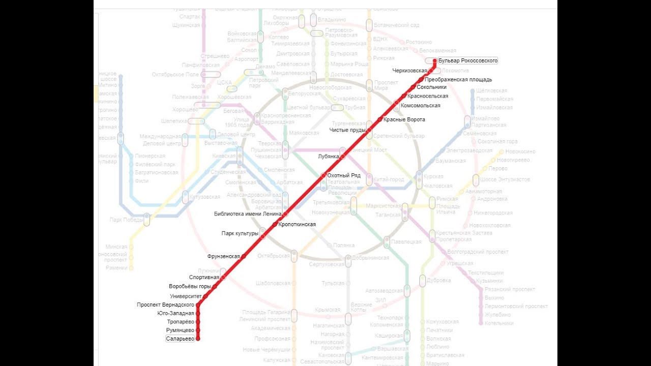 Карта метро сокольники на карте метро