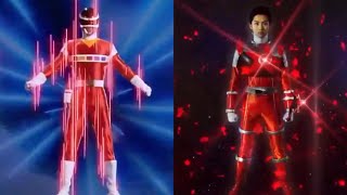 [SS x SS] Megaranger vs Kyuranger Henshin - Space Power