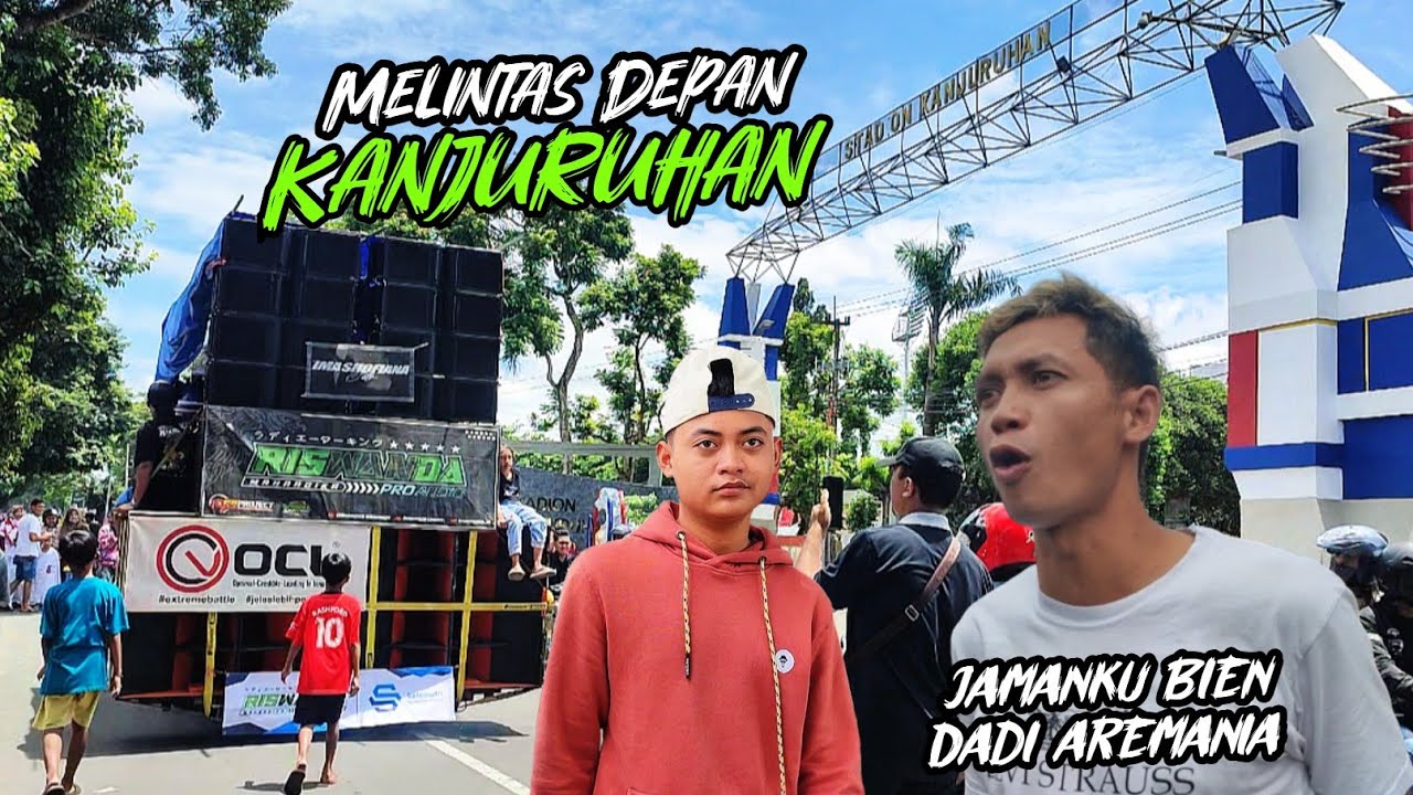 Detik-detik Riswanda Mahardika‼️Mlewati Stadion kebanggaane Arek Malang🔥Stadion Kanjuruhan