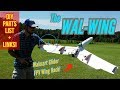 WALMART GLIDER TURNED RC FLYING WING - Great for FPV! WALwing