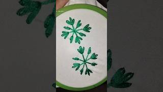 Flower design by thread 🪡✨#creative#shorts#ytshorts#viral#embroidery#handembroidery#art#design