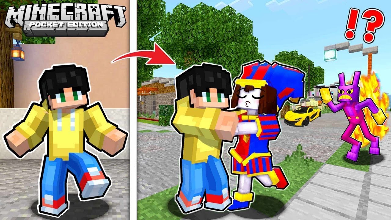 NAGKA POMNI GIRLFRIEND Ako DAHIL sa Amazing Digital Circus sa UWU CITY sa Minecraft PE