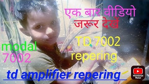 td amplifier repering 7002 full sort amplifier Mr audio solution