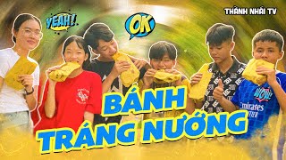 Thành Nhái TV | THỬ THÁCH LÀM BÁNH TRÁNG NƯỚNG TẠI NHÀ | BAKED RICE CAKE