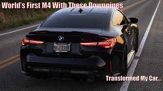 INSTALLING DOWNPIPES ON MY BMW M4 COMPETITION…