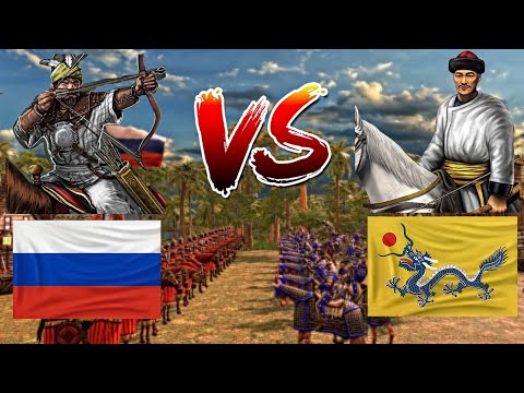 Dvoryanin vs Keshiks ( same pop vs same resource ) Age of empires 3 Definitive edition