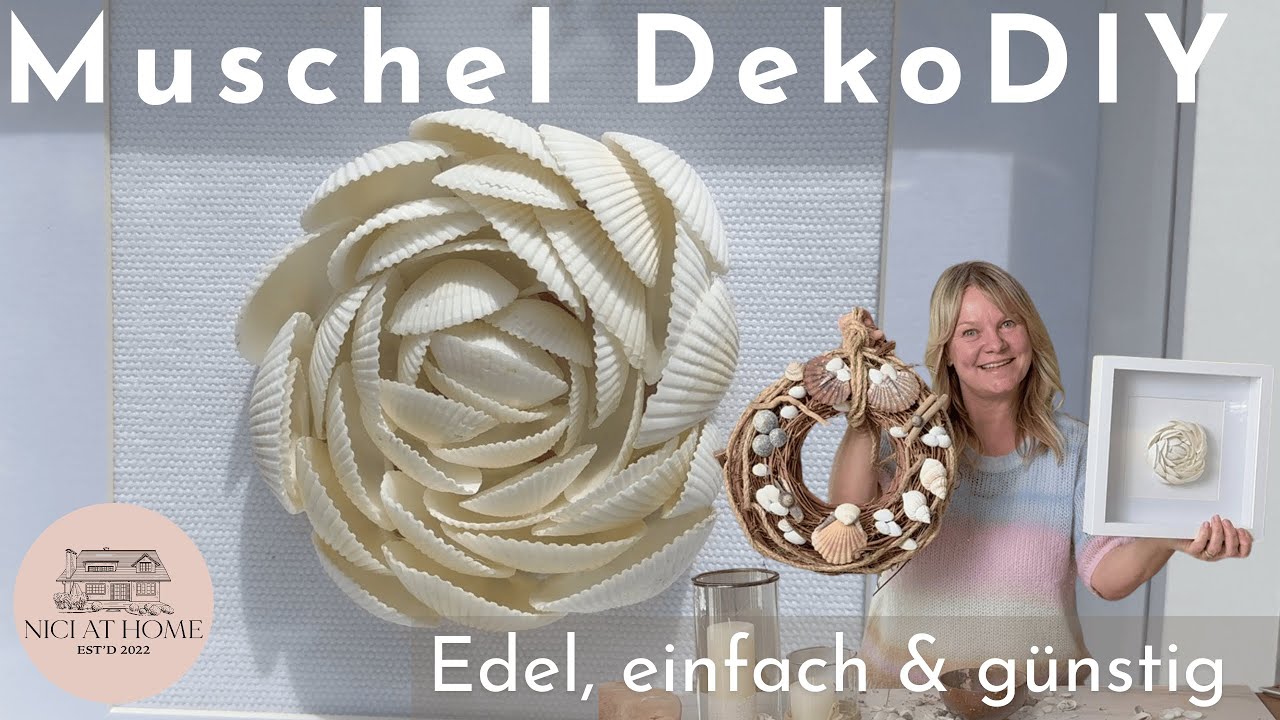 Schöne Deko mit Muscheln & Sand kann so einfach sein, ich zeig dir wie!