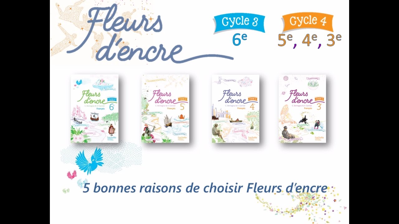 5 bonnes raisons de choisir Fleurs d'encre - YouTube