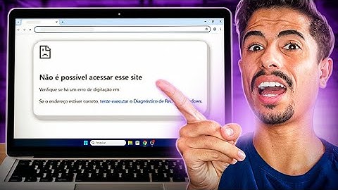NÃO É POSSÍVEL ACESSAR ESSE SITE no PC ou NOTEBOOK? APRENDA RESOLVER!