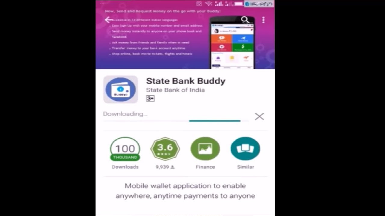 State Bank Buddy Mobile Wallet - SBI