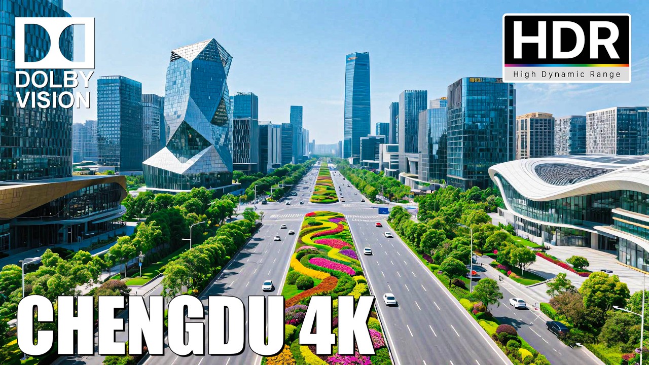 The world's longest and most beautiful city axis: Chengdu Tianfu Avenue driving tour