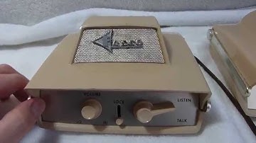 1959? Fasco model CL-8202 Transistor Intercoms (made in USA)