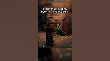 Sebastian Sallowed my Slytherin Curse 😈 #hogwartslegacy