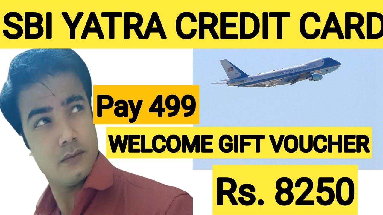 How to apply SBI Yatra credit card Flight voucher Unboxing