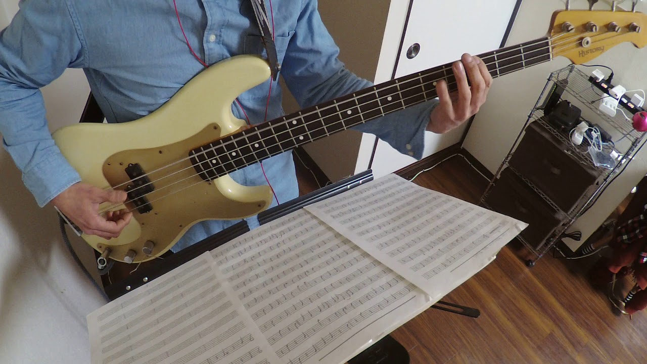 Eric Clapton San Francisco Bay Blues (bass cover) YouTube
