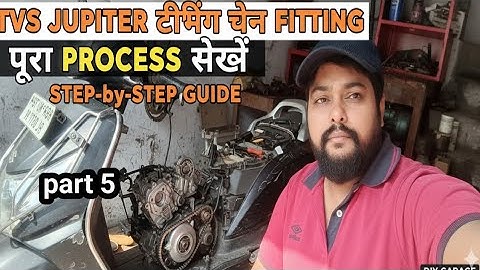 #tvs Jupiter‼️ Timing Chain Fitting 🛠️ Step-by-Step Full Guide |  part 5••••••••••••