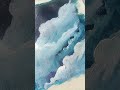 Aesthetic cloudy night sky painting 🌕☁️🌌✨ #painting #aesthetic #acrylicpainting #subscribe #shorts