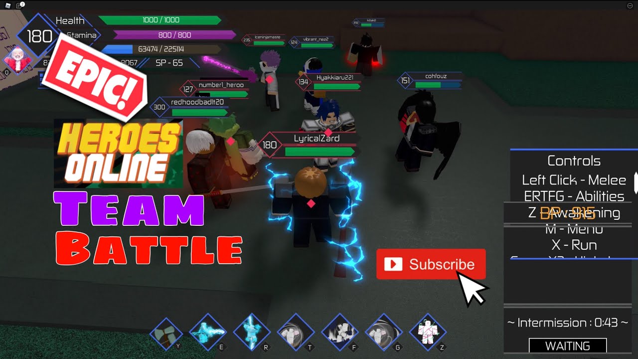 HEROES ONLINE GAMEPLAY using computer for the 2nd time! Roblox 