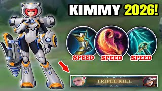Kimmy Best Build And Emblem 2026 100% Broken Top Global Kimmy Gameplay Mlbb