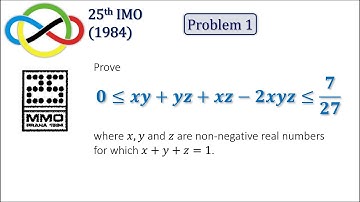 IMO 1984 Problem 1: Classic Inequality Problem