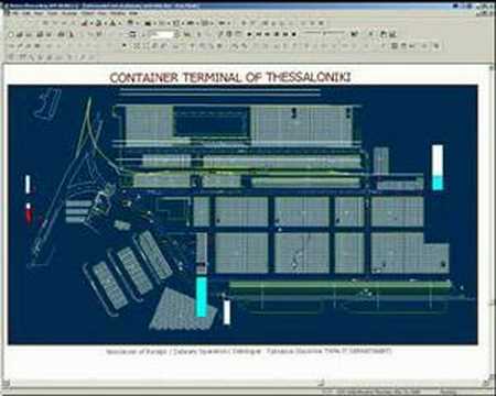 Container terminal simulation