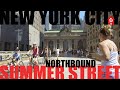 [4k] Cycling New York City - Summer Street (RT Part 2 Going Northbound)