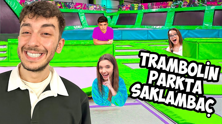 DEV TRAMBOLİN PARKTA SAKLAMBAÇ! @AhmetCanDündar  @siladundar1  @ozdincferide