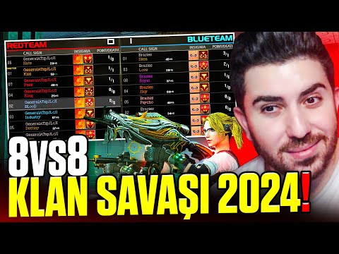 YENİ KLANIN BAŞKANI OLDUM! 8vs8 KLAN SAVAŞI ATIYORUM!