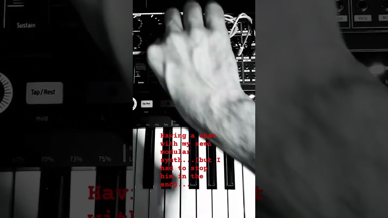 Programming my synth lfos through the matrix can give funny results...