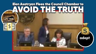 Elen Asatryan Flees the Council Chamber to Avoid The Truth | James Clarke for Glendale City Council