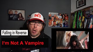 HELL YEAH! FALLING IN REVERSE - I'm not a Vampire (Original Video) | First Time Reaction