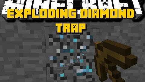 Minecraft: Diamond Exploding Trap Troll Tutorial - How to Troll Your Friend in Minecraft - Brothers