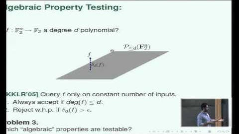 Higher-order Fourier Analysis and Applications - Pooya Hatami