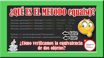 CURSO DE JAVA - Método Equals - Comparación de Objetos y valores
