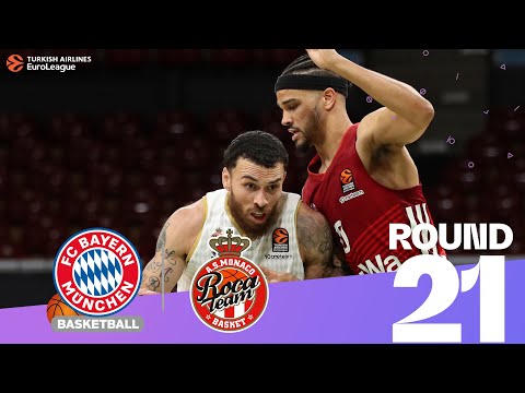 James 26 points lead Monaco past Bayern! | Round 21, Highlights | Turkish Airlines EuroLeague