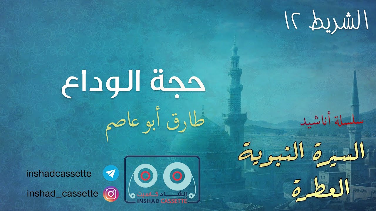 03 - حجة الوداع | سلسلة أناشيد السيرة النبوية العطرة الشريط 12 و الأخير  | طارق أبو عاصم