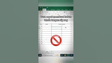 Cara Otomatis Membuat Kolom Tanda Tangan Zig Zag #excel #exceltricks #exceltutorial