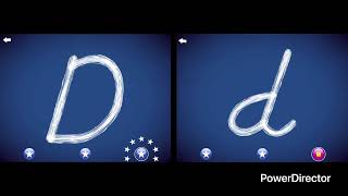 Letter School Block Letters Nelson Uk Style Uppercase And Lowercase - Level 1 - Aa To Ee