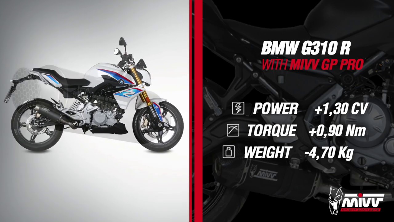 MIVV フルシステムマフラー GP PRO カーボン BMW G310R (2018-2024)