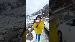 Sikkim Zero Point ⛄ New Video Asche...Stay Tuned 💖😇 #sikkim #zeropoint #snowfall #gangtok
