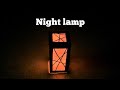 How to make a mini night lamp | Night Lamp | Uzi Crafts |