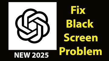 Fix Chat GPT  Black Screen Error | Chat GPT  Black Screen issue Solved | PSA 24
