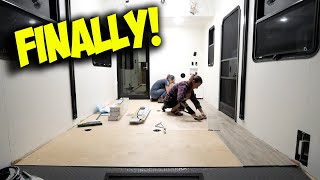 We converted our TOY HAULER GARAGE into our MASTER BEDROOM! by The Jurgys 22,298 views 2 years ago 12 minutes, 11 seconds