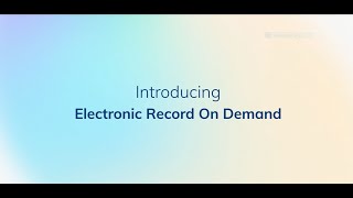 Electronic Record On Demand: Secure and Rapid Record Retrieval [Powered by Inovalon ONE®]