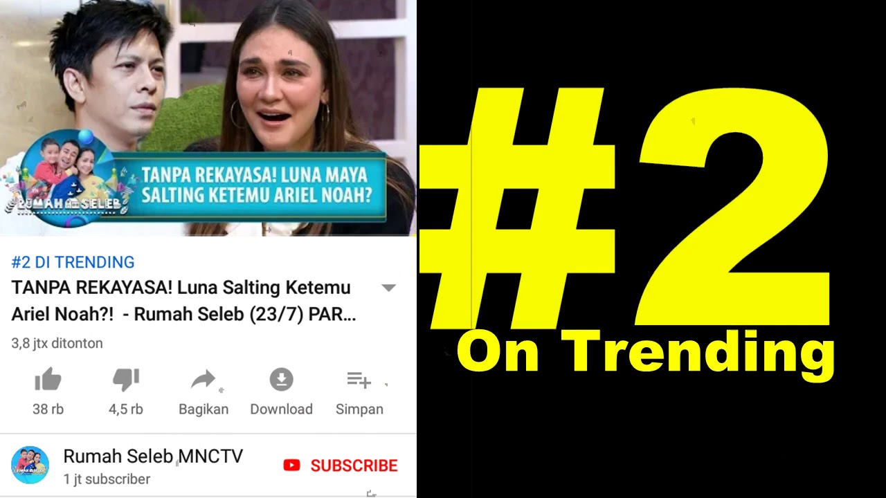 TOP 8 ON TRENDING YOUTUBE INDONESIA ! Edisi Rabu 24.07.2019 YouTube
