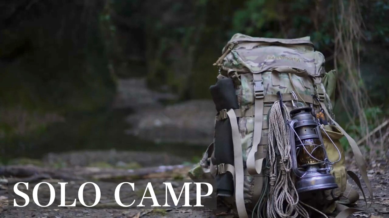 ひとりルーマニア軍幕と冬の秘境と静寂を嗜む【SOLO CAMP】