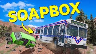 Random SOAPBOX Cars Down a Mountain (BeamNG)