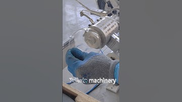 How to produce the corrugated pipe?Pls check below vedio #extruder #machine #factory