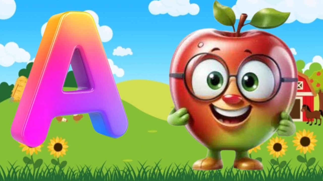 A for Apple B for Ball C for Cat video || Abcd phonics song Nursery ...