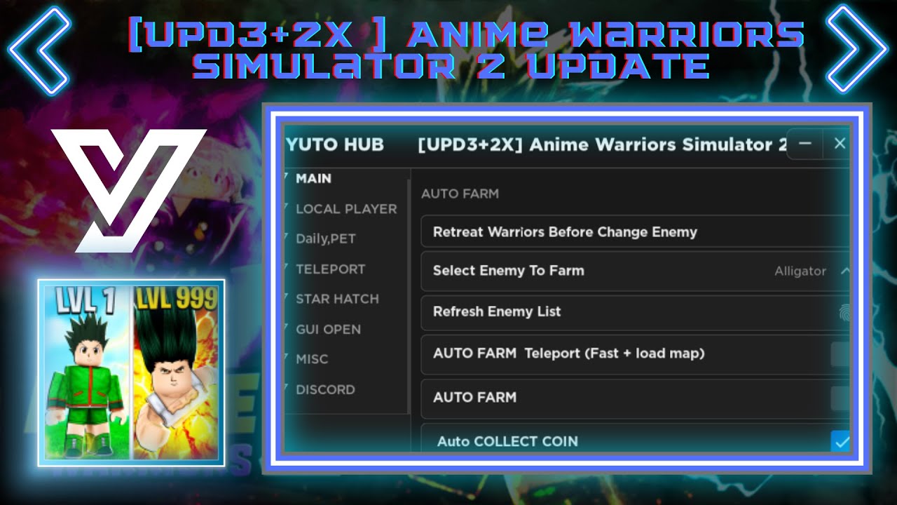 NEW* Anime Warriors Simulator 2 OP Script (2023) PASTEBIN 